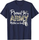 Proud Army Mother-In-Law US Army Family Matching Military T-Shirt - T-Shirt | Navy
