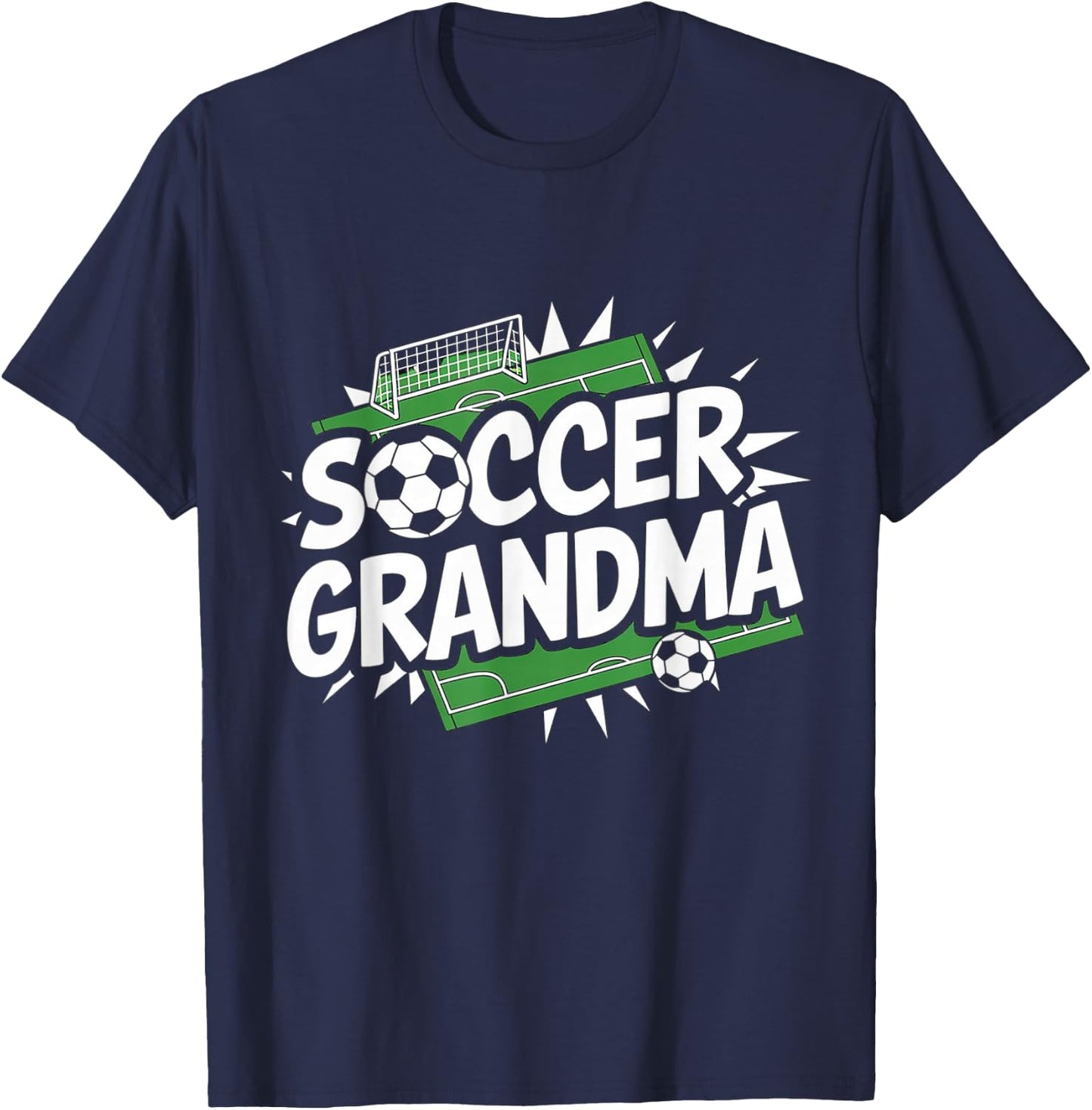 Football Grandma T-Shirt - T-Shirt | Navy