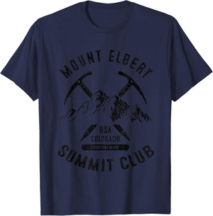 Mount Elbert Colorado I Climbed Mt Elbert Summit Club T-Shirt - T-Shirt | Navy