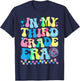 In My Third Grade Era Groovy Back To School Teachers Kids T-Shirt - T-Shirt | Navy