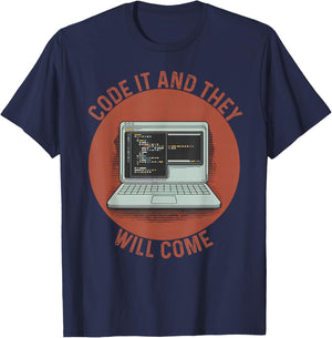 Funny Web Developer Full Stack Programmer Web Developer T-Shirt - T-Shirt | Navy