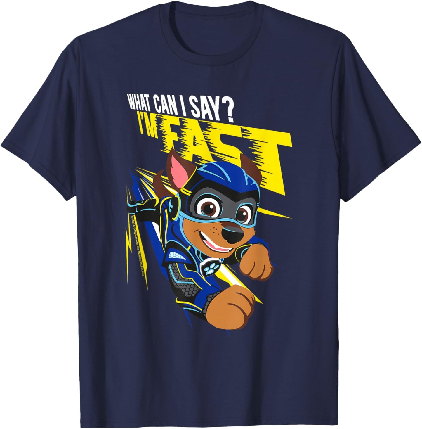PAW Patrol: The Mighty Movie Chase Flying T-Shirt - T-Shirt | Navy