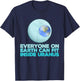 Funny Uranus Space Joke Quote Idea T-Shirt - T-Shirt | Navy