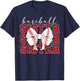 Baseball Sister Vintage Sport Lover Sister Mothers Da T-Shirt - T-Shirt | Navy