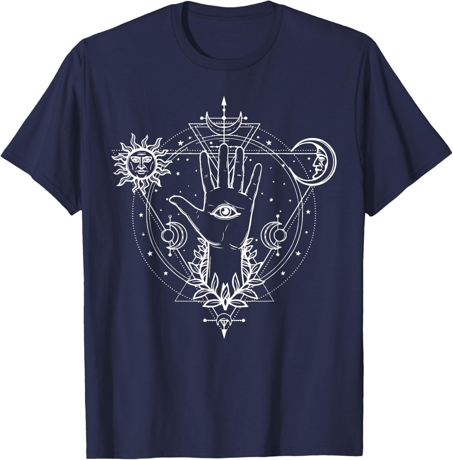 All seeing Eye Mystic Blackcraft Clothing Gift T-Shirt - T-Shirt | Navy