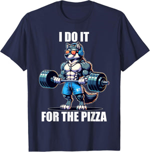 Wolf Funny Gym Weightlifting Bodybuilder Fitness Workout , Small, Black T-Shirt - T-Shirt | Navy