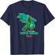 Spyro Crystal Dragon Retro Neon Shimmer Poster T-Shirt - T-Shirt | Navy