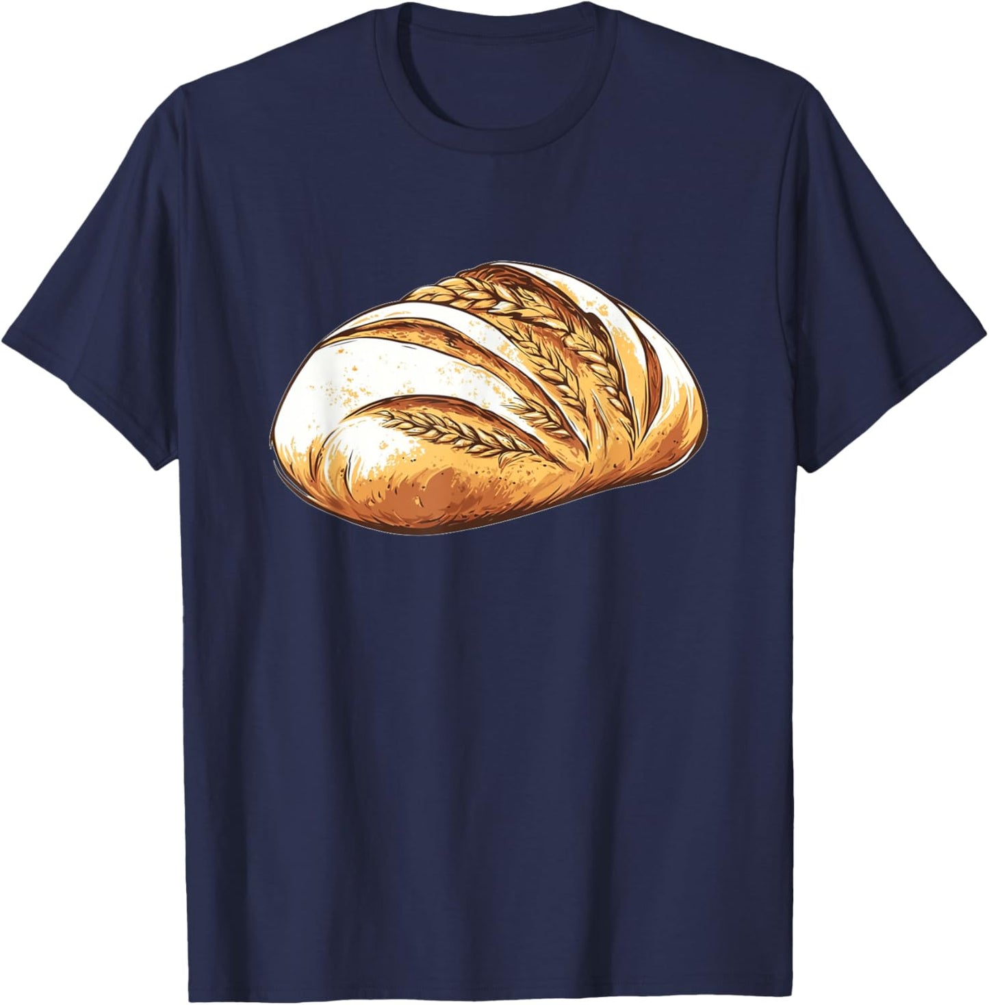 Loaf of Bread Men Women Joke Humor T-Shirt - T-Shirt | Navy