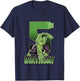 Kids Marvel Avengers Classic Incredible Hulk Smash 5th Birthday T-Shirt - T-Shirt | Navy