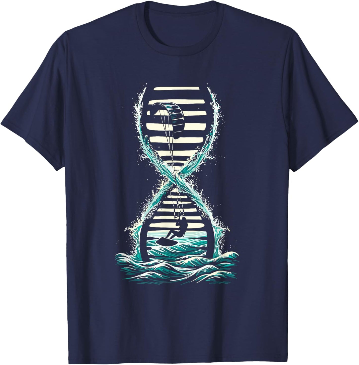 Kitesurfing Kitesurfing Kiteboarder T-Shirt - T-Shirt | Navy