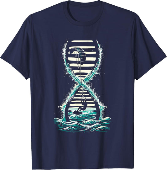 Kitesurfing Kitesurfing Kiteboarder T-Shirt - T-Shirt | Navy