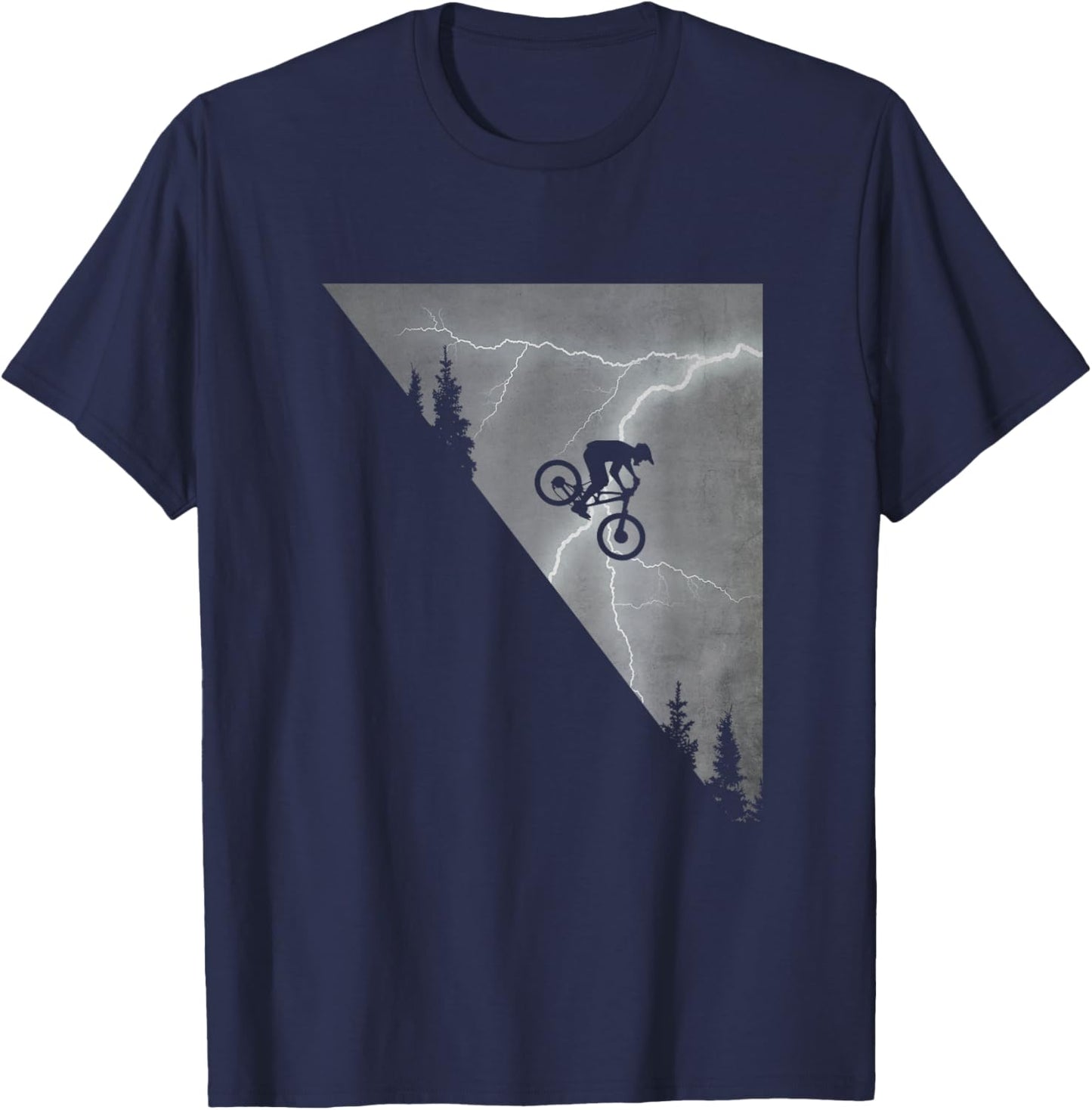 MTB Mountain Bike T-Shirt - T-Shirt | Navy