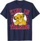 Disney The Lion King Simba King In Training Portrait T-Shirt - T-Shirt | Navy
