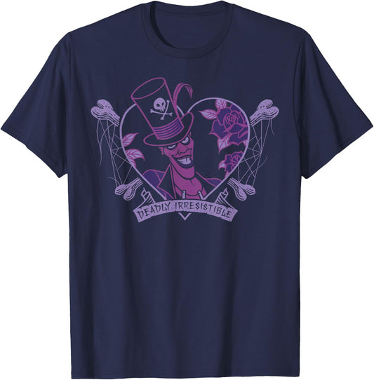 Disney Villains Valentine's Day Dr. Facilier Deadly Vintage T-Shirt - T-Shirt | Navy