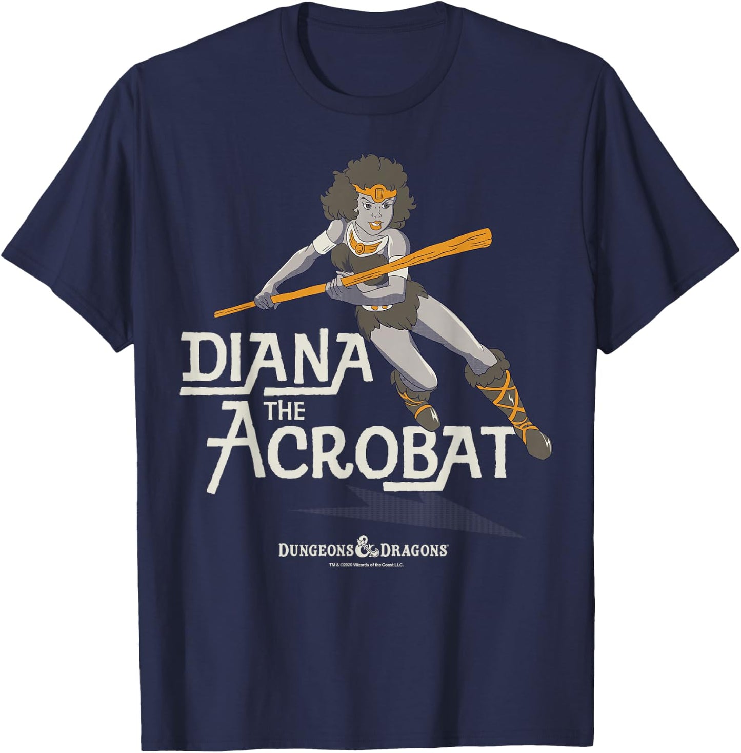Dungeons & Dragons Diana The Acrobat T-Shirt - T-Shirt | Navy