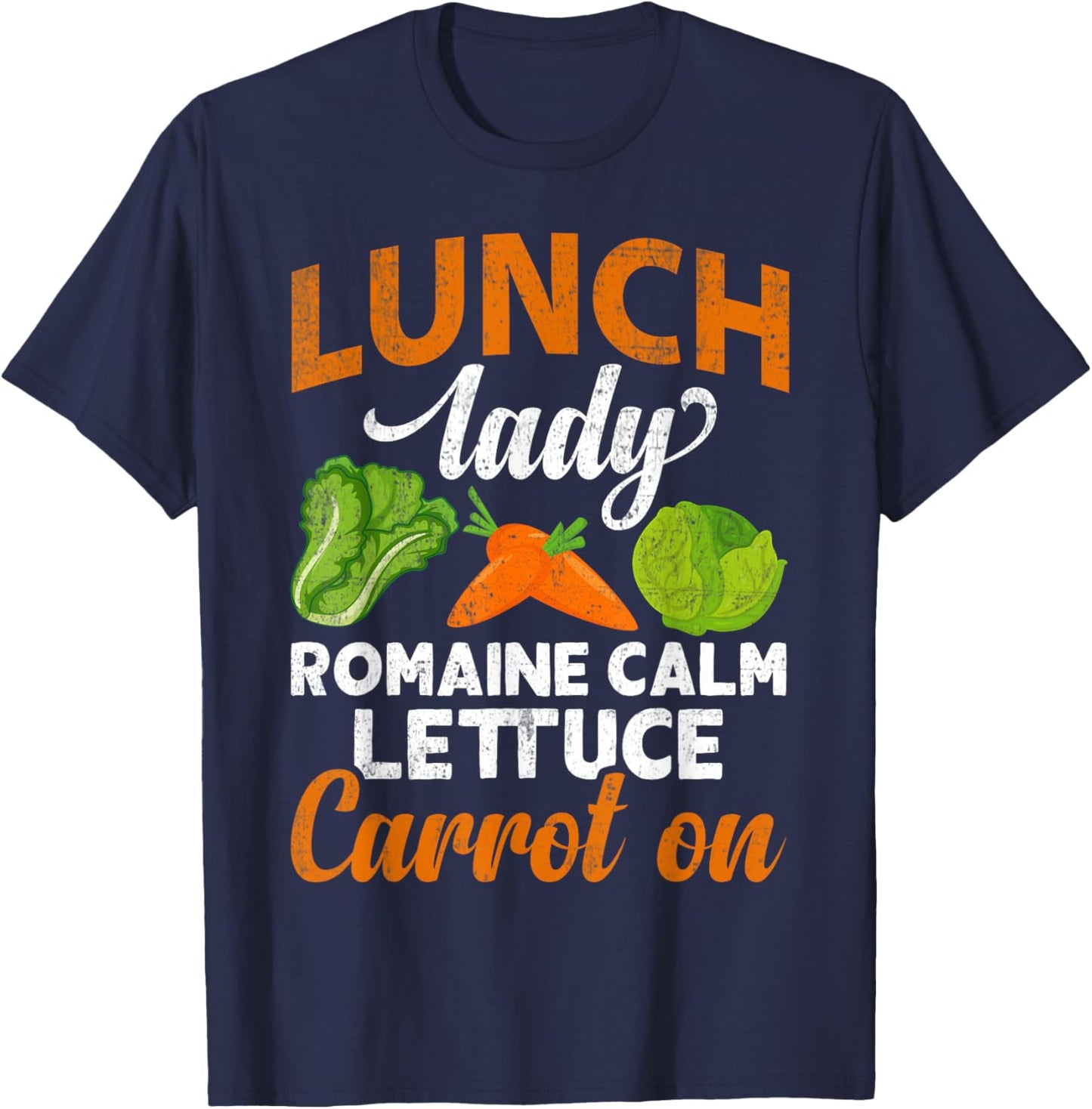 Lunch Lady Squad Cafeteria Worker Dinner Lady Cooking Gifts T-Shirt - T-Shirt | Navy