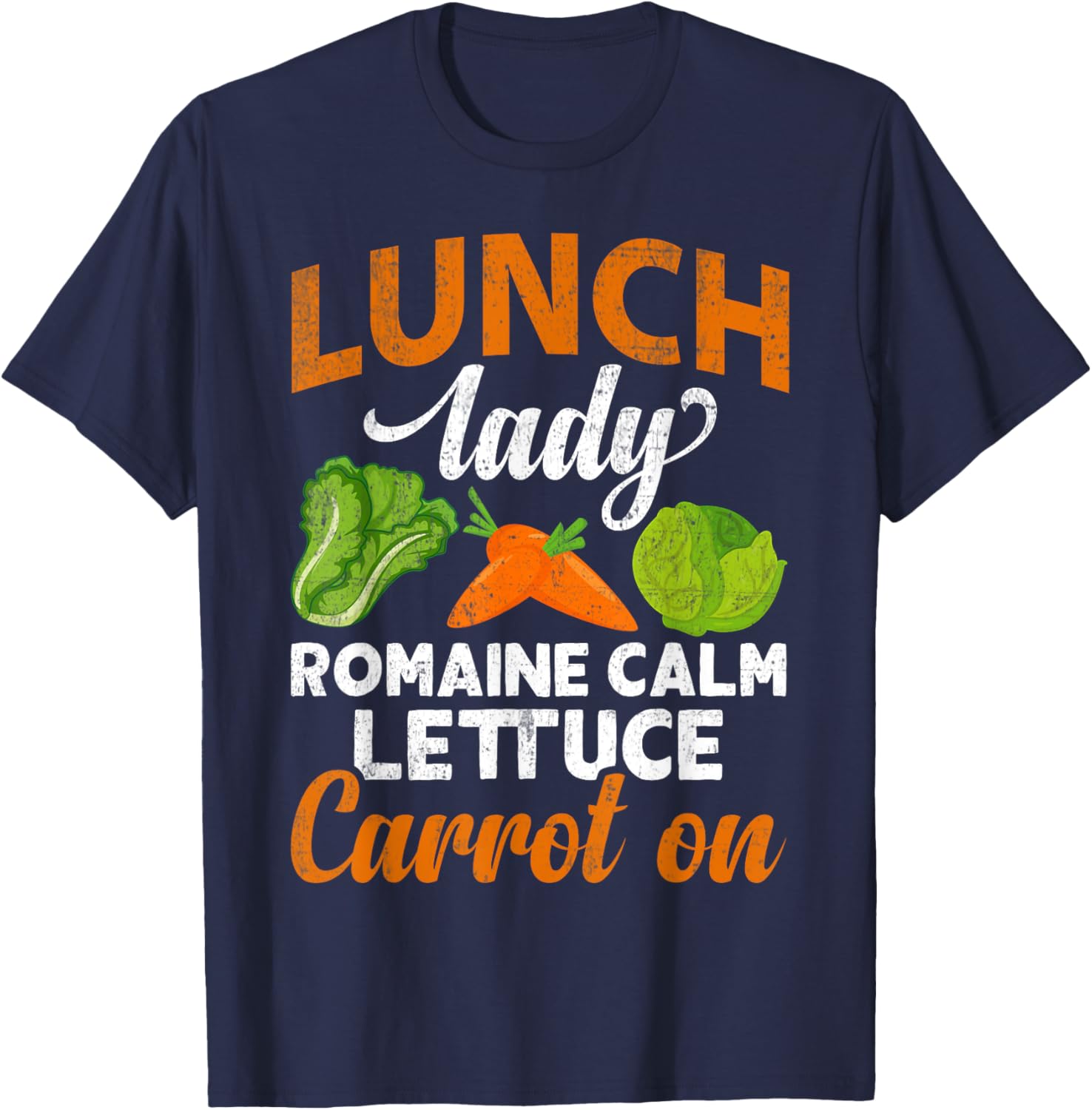 Lunch Lady Squad Cafeteria Worker Dinner Lady Cooking Gifts T-Shirt - T-Shirt | Navy