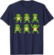 Frog Lovers Children Cute Dancing Frogs T-Shirt - T-Shirt | Navy