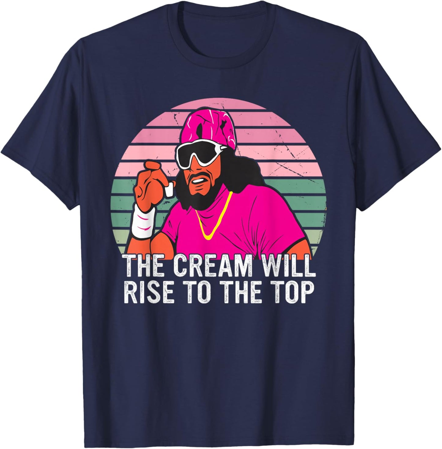 The Cream Will Rise To The Top Design T-Shirt - T-Shirt | Navy