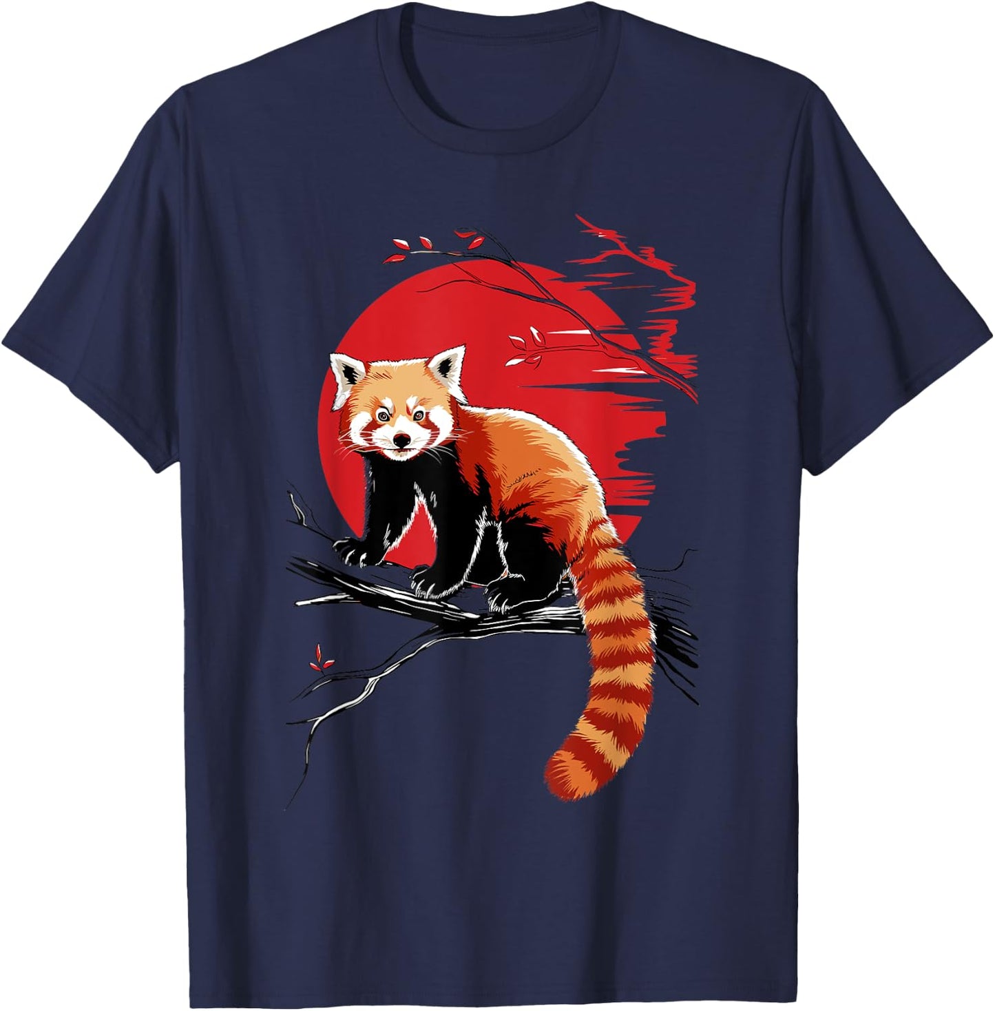 Red Panda T-Shirt - T-Shirt | Navy