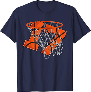 17th Birthday Basketball Shirt Men, Boys 17 Year Old T-Shirt - T-Shirt | Navy