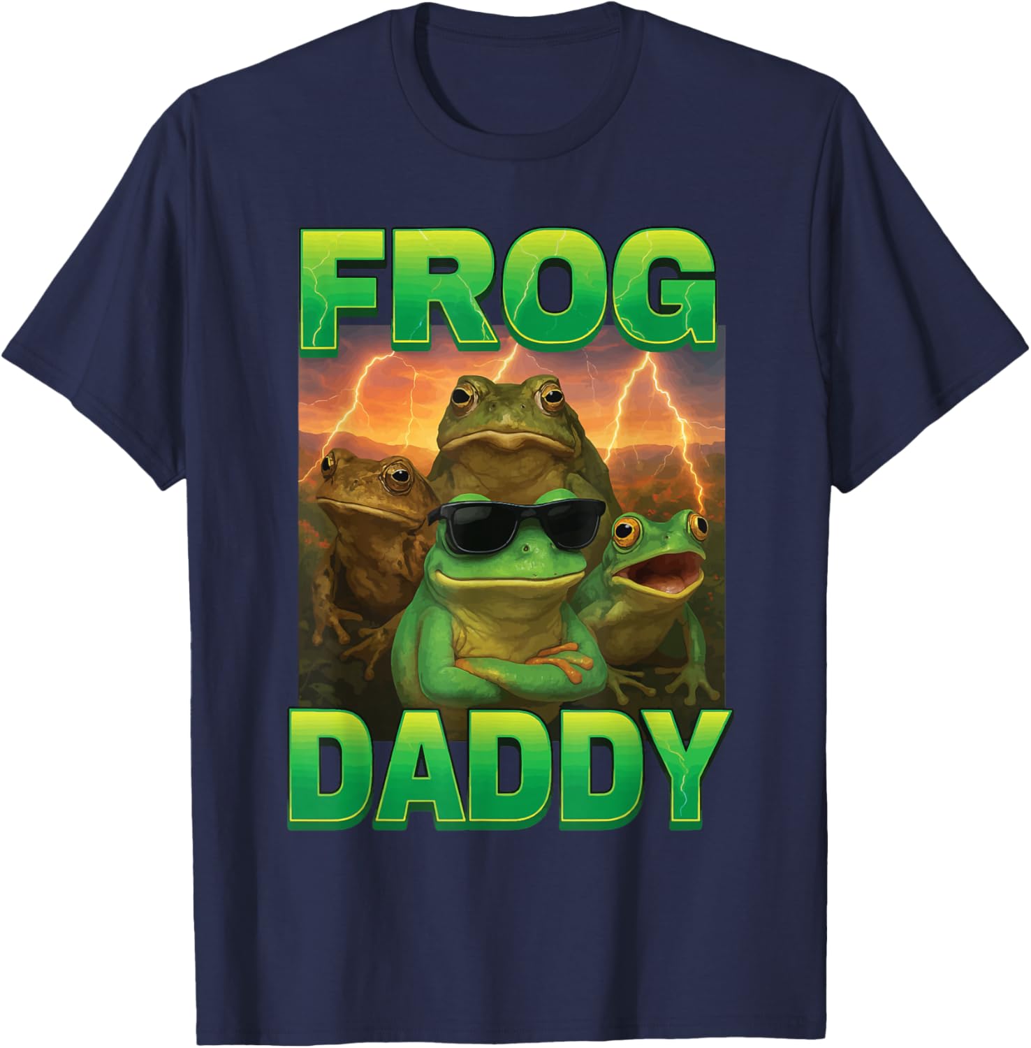 Frog Daddy T-Shirt - T-Shirt | Navy