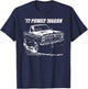 1972 Power Wagon Graphic T-Shirt - T-Shirt | Navy