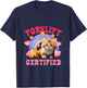 Cat Forklift Certified Funny Pink Boho Rainbow For Cat Lover T-Shirt - T-Shirt | Navy
