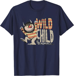 Where The Wild Things are Wild Child Small T-Shirt - T-Shirt | Navy