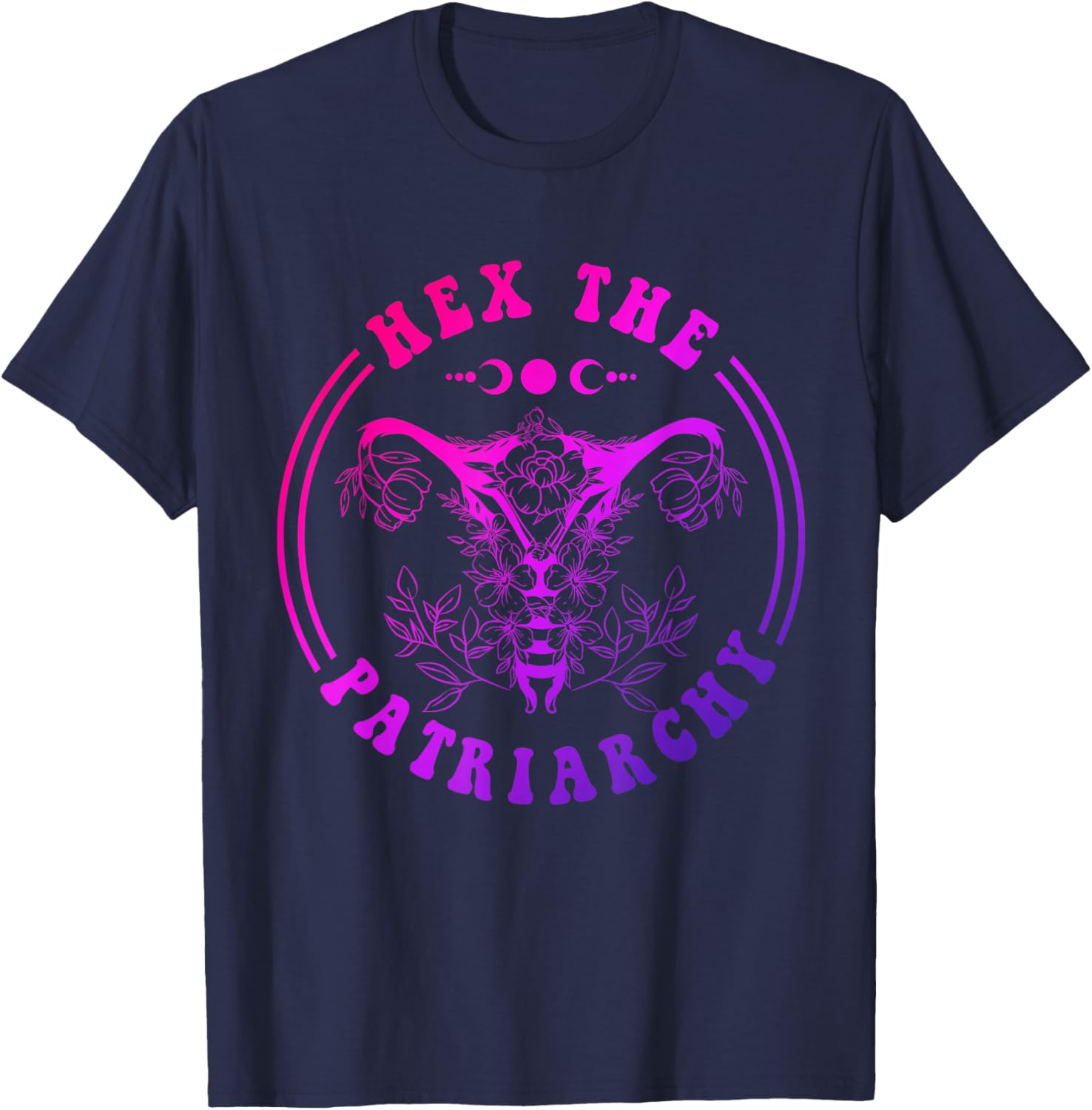 Funny Hex The Patriarchy T-Shirt - T-Shirt | Navy