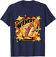 Retro Just Here For The Wieners 4th of July Funny Hotdog Men Women T-Shirt - T-Shirt | Navy