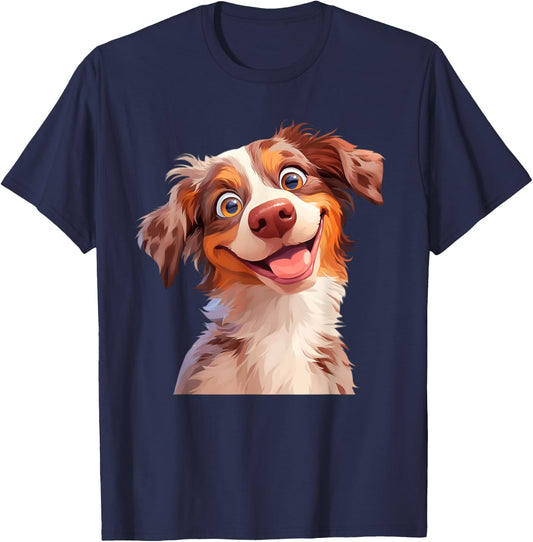 Australian Shepherd Dog Lover Aussie Owner Walker Trainer Women Kids T-Shirt - T-Shirt | Navy
