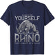 Always Be Yourself Unless You Can Be A Rhino Gift T-Shirt - T-Shirt | Navy