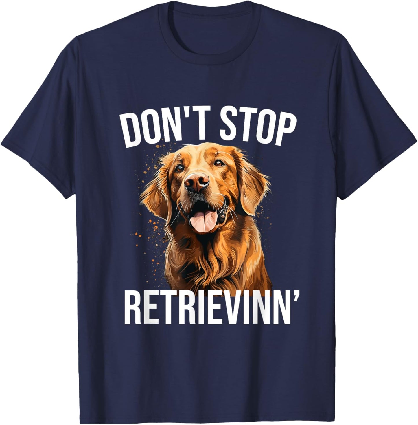 Apparel For Golden Retriever Lovers T-Shirt - T-Shirt | Navy