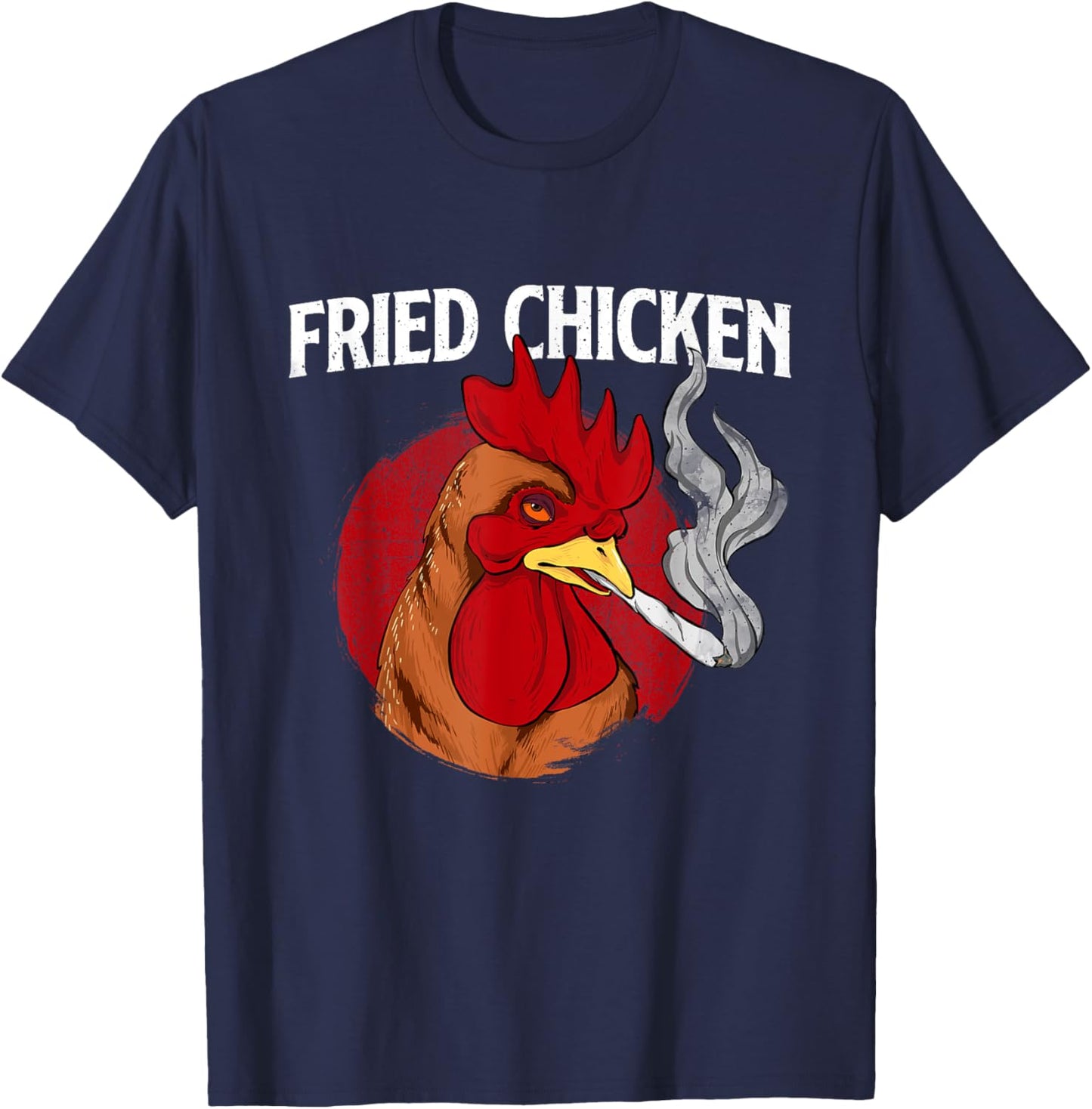 Fried Chicken - Gangster Chickens Farm Owner Farmyard Farmer T-Shirt - T-Shirt | Navy