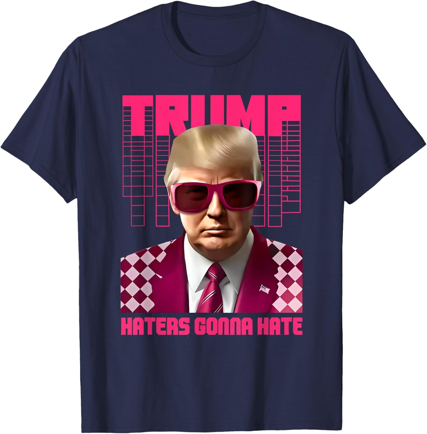 Trump Haters Gonna Hate Funny Political T-Shirt - T-Shirt | Navy