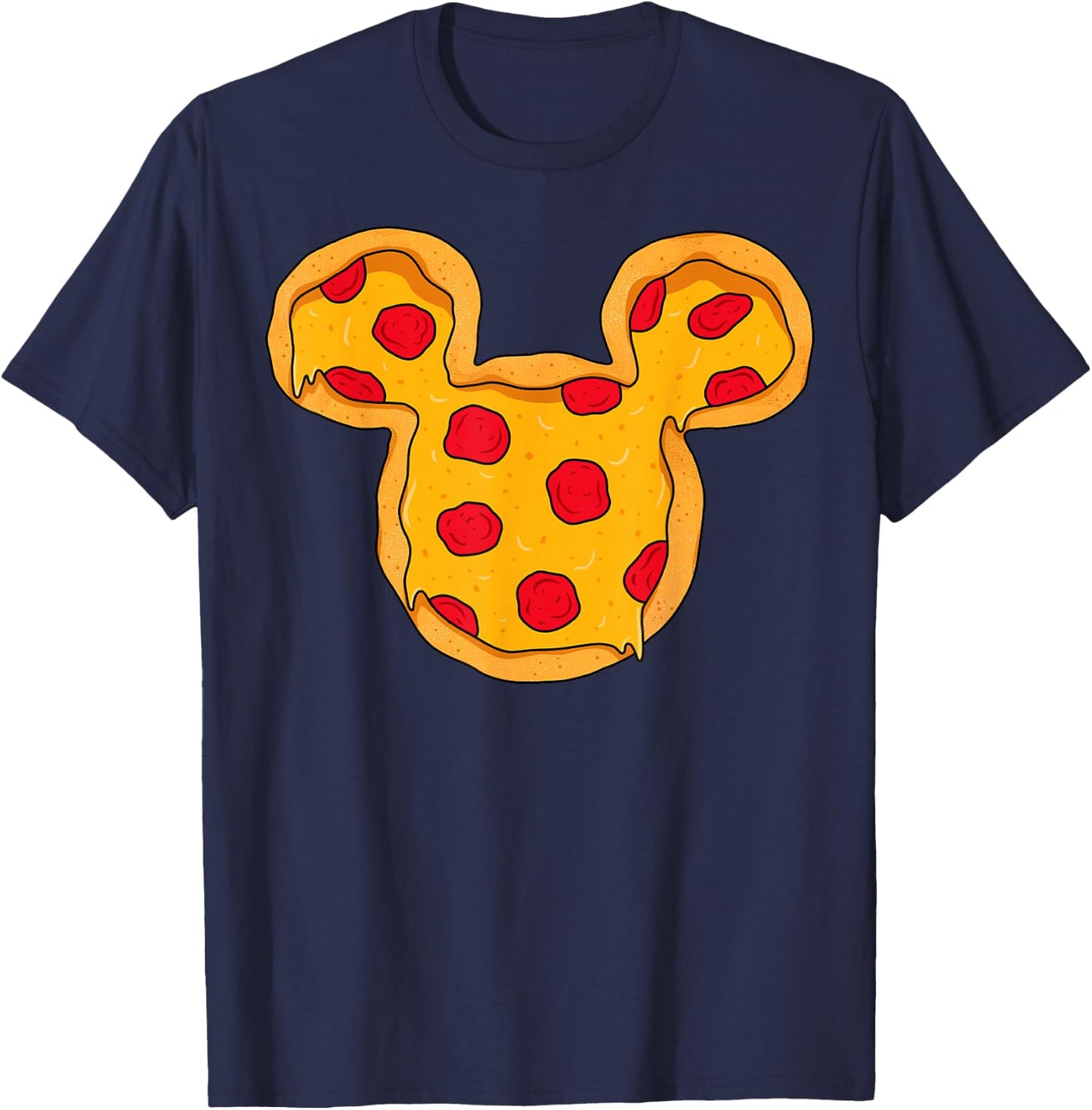 Disney Mickey and Friends Mickey Pizza Ears T-Shirt - T-Shirt | Navy