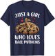 Ball Python Design For Girls Women Kids Ball Python Lover T-Shirt - T-Shirt | Navy
