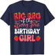 Big Bro of The Berry First Birthday of Girl Strawberry T-Shirt - T-Shirt | Navy