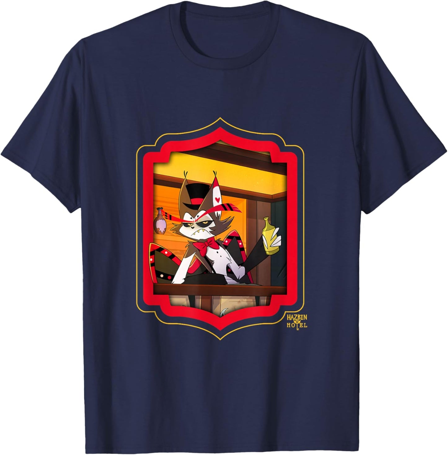 Hazbin Hotel - Husk T-Shirt - T-Shirt | Navy