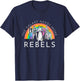 Star Wars Rainbow Rebel Group Poster T-Shirt - T-Shirt | Navy