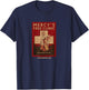 Overwatch 2 Mercy's Free Clinic Propaganda Big Chest Poster T-Shirt - T-Shirt | Navy