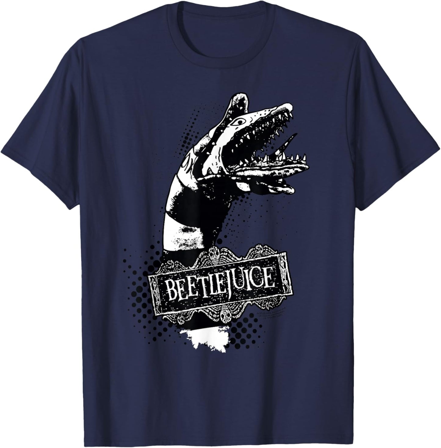 Beetlejuice Sandworm T-Shirt - T-Shirt | Navy
