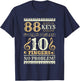 88 Keys 10 Fingers Piano Lover Players Funny Musical Pianist T-Shirt - T-Shirt | Navy