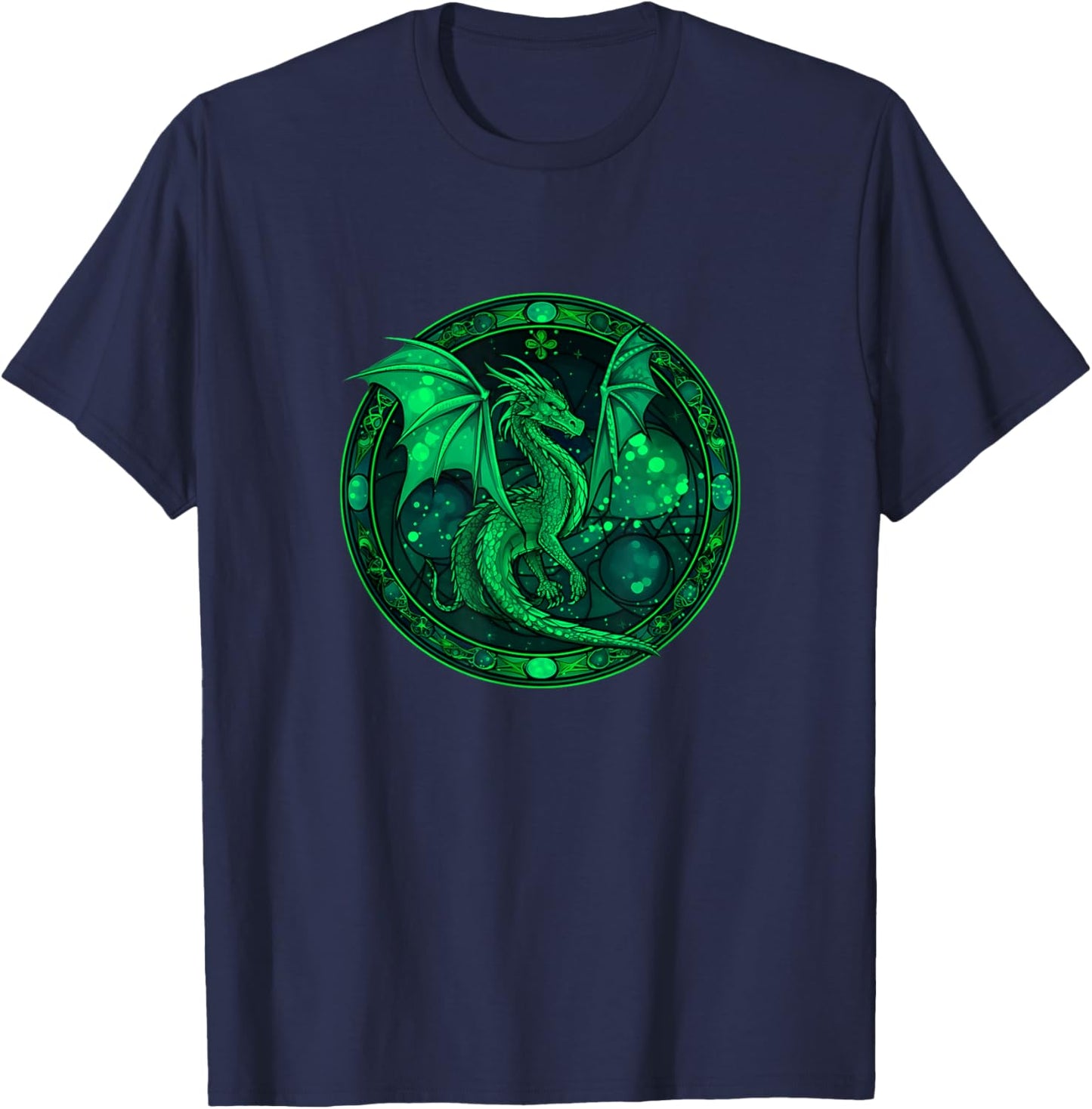 Green Dragon T-Shirt - T-Shirt | Navy