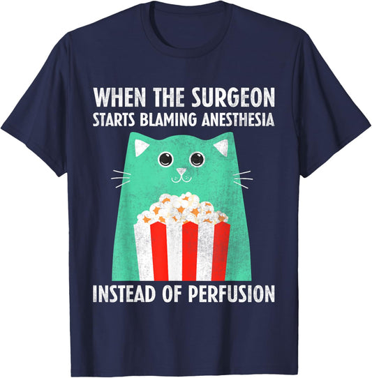 Perfusiologist - Funny Perfusionist T-Shirt - T-Shirt | Navy