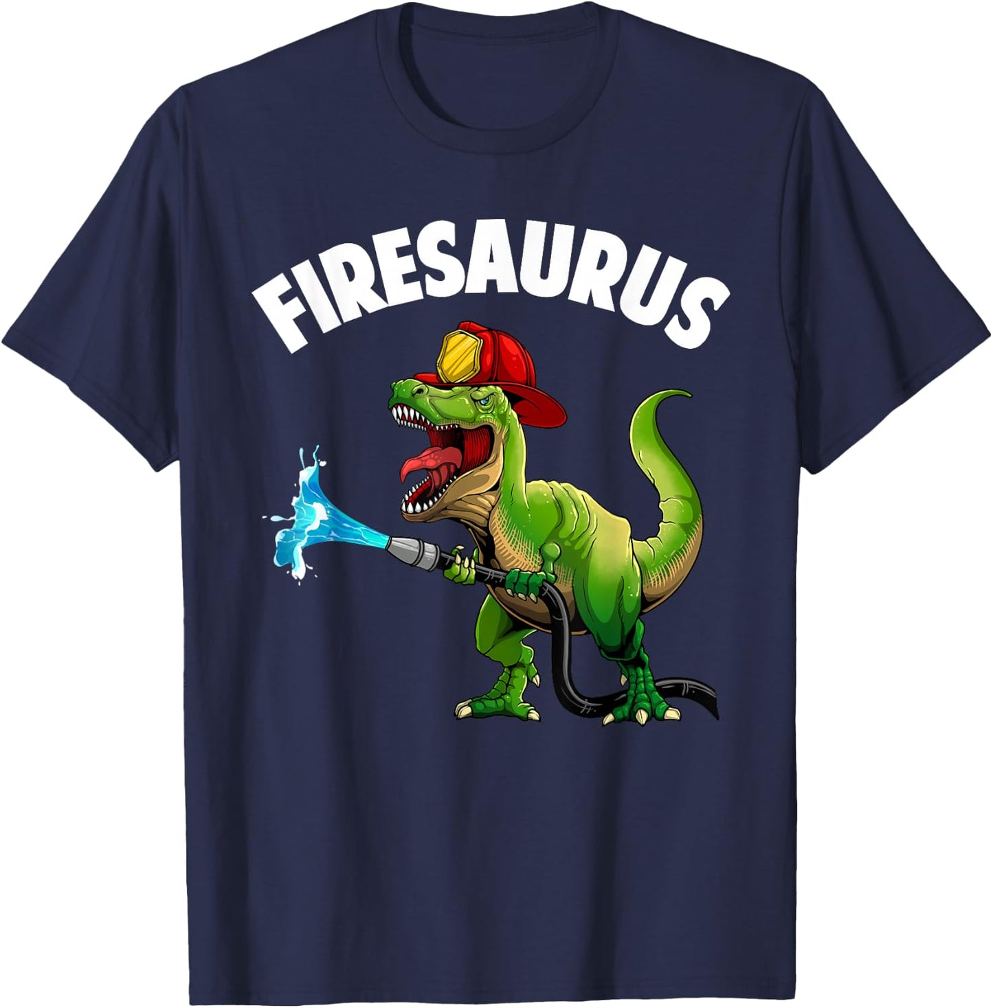 Future Firefighter Art for Boys Kids Fire Department Fireman T-Shirt - T-Shirt | Navy