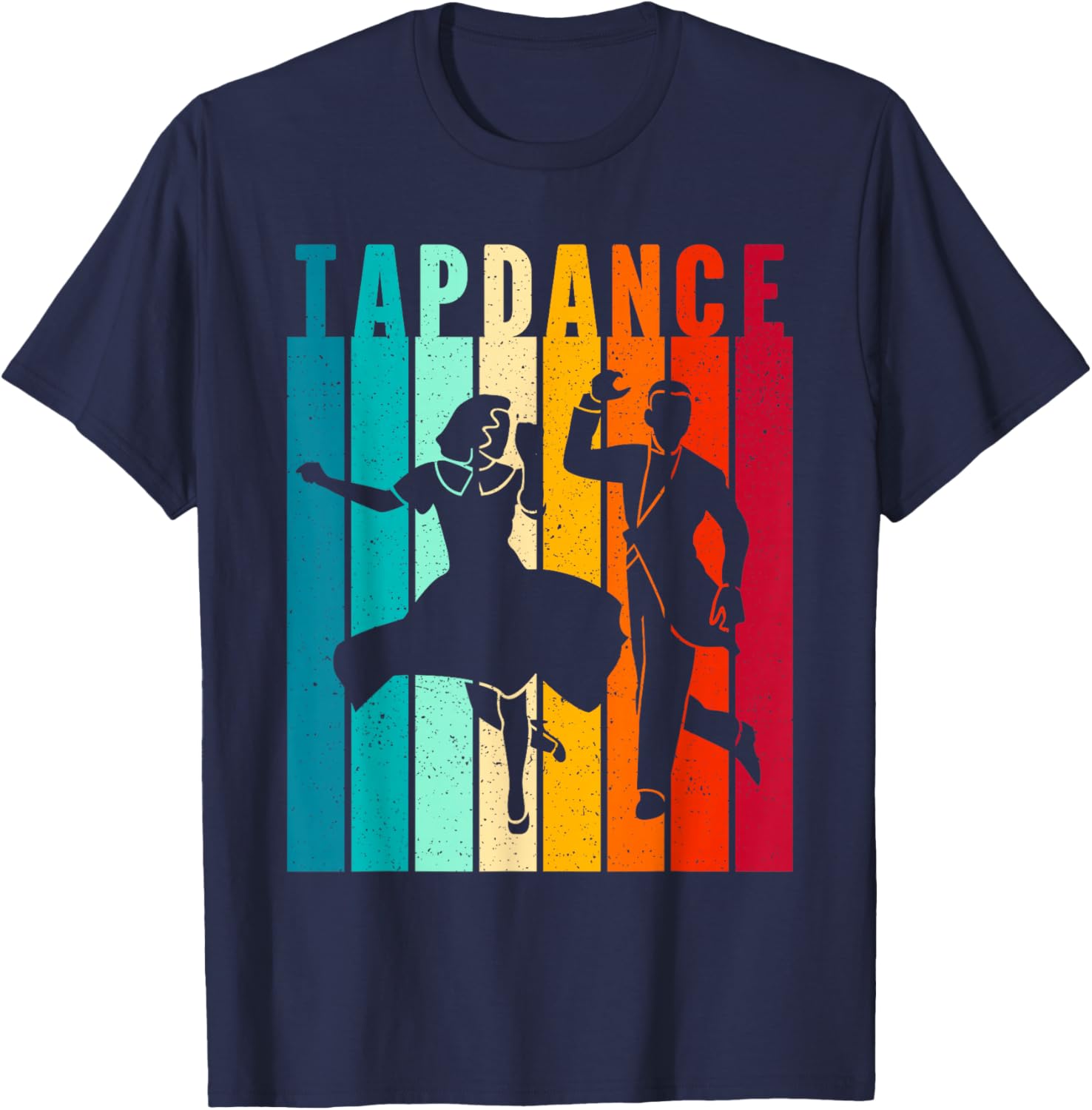 Tap Dancer Tap Dancing Shoes Tap Dance Teacher T-Shirt - T-Shirt | Navy