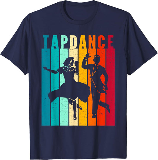 Tap Dancer Tap Dancing Shoes Tap Dance Teacher T-Shirt - T-Shirt | Navy