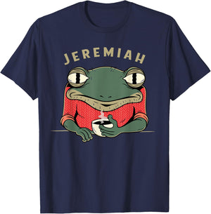 Retro Music Funny Jeremiah the Bullfrog Classic Rock T-Shirt - T-Shirt | Navy